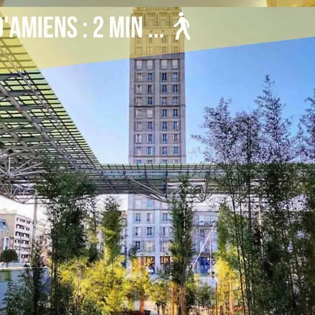 Les Perles Amienoises Suite Luxe Centre Parking 公寓 *