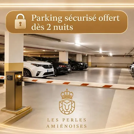 Whitepearl-SuiteLuxe-CentreAmiens-Parking Appartement Amiens